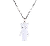 Collar de acero inoxidable para niño y niña, diseño personalizado con aleación, estilo europeo y americano, de JewerlyDreams.
