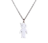 Collar de acero inoxidable con diseño creativo para niño y niña, de la marca JewerlyDreams, estilo europeo y americano.